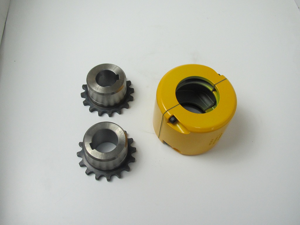 チェンカップリング軸穴加工